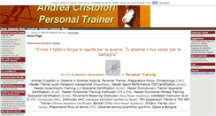 Desktop Screenshot of andreacristofori.net