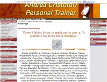 Tablet Screenshot of andreacristofori.net